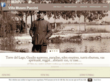 Tablet Screenshot of giacomopuccini.it